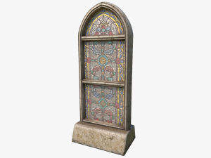 stained glass church window 3D Модель