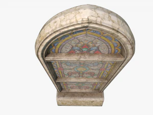 stained glass church window 3D Model
