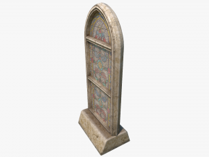 stained glass church window 3D Модель
