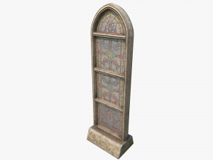 stained glass church window 3D Модель