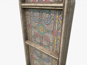 stained glass church window 3D Model