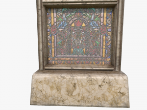stained glass church window 3D Модель