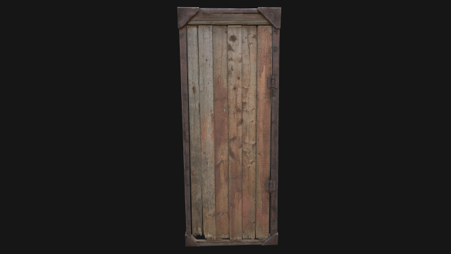 3d barn door model 3D Model .c4d .max .obj .3ds .fbx .stl .blend 