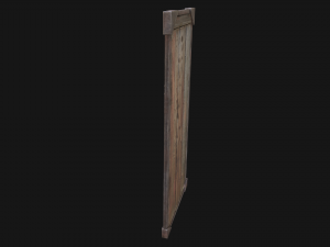 3d barn door model 3D Model