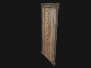 3d barn door model 3D Model