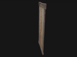 3d barn door model 3D Model