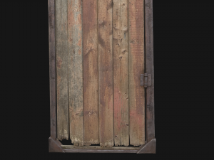 3d barn door model 3D Model