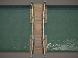 bridges and modular embankment pack Model 3D