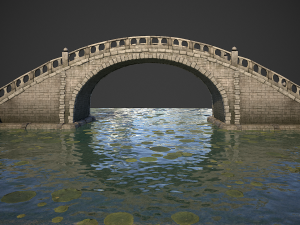 bridges and modular embankment pack Model 3D