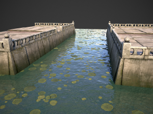 bridges and modular embankment pack Model 3D