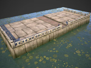 modular embankment model 3D Model