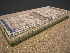 modular embankment model 3D Model