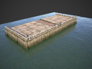 modular embankment model Modelo 3D