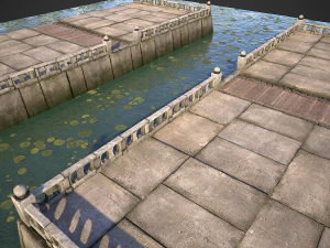 modular embankment model 3D Model
