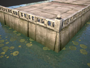 modular embankment model 3D Model