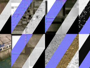 modular embankment model 3D Model