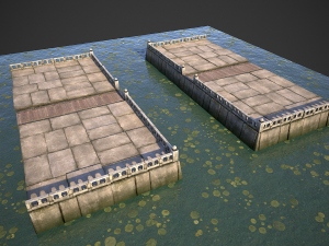 modular embankment model Modelo 3D