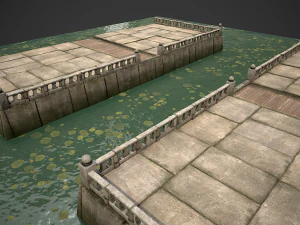 modular embankment model 3D Model