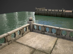 modular embankment model 3D Model