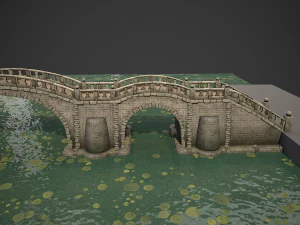 long stone bridge 3D Model