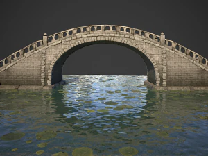 chinese bridge 3D Model
