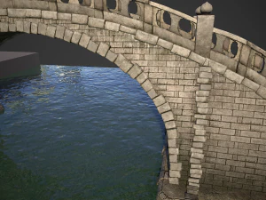 chinese bridge 3D Model