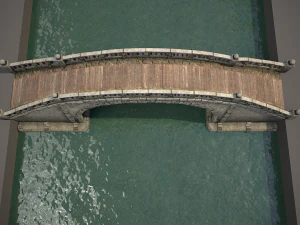 chinese bridge 3D Model