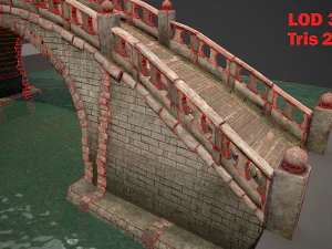 chinese bridge 3D Model