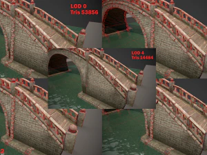 chinese bridge 3D Model