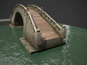 chinese bridge 3D Model