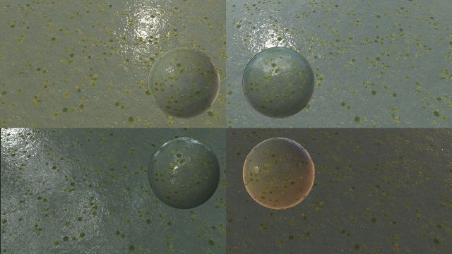 lake with water lilies textures CG 纹理 .c4d .max .obj .3ds .fbx .stl .blend 