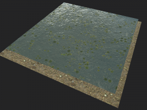 lake with water lilies textures CG 纹理