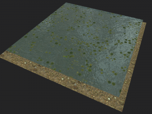 lake with water lilies textures CG 纹理