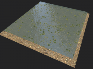 lake with water lilies textures CG 纹理