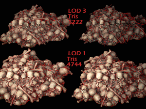 pile of bones and skulls 3D 模型