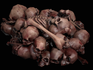 pile of bones Modelo 3D