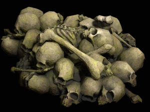 pile of bones Modelo 3D