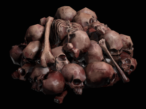 pile of bones Modelo 3D