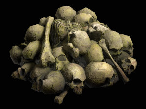 pile of bones Modelo 3D