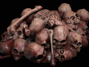 pile of bones Modelo 3D