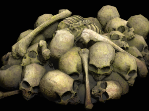 pile of bones Modelo 3D