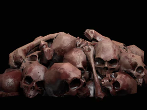pile of bones 3D Model