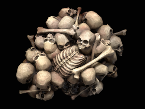 pile of bones Modelo 3D