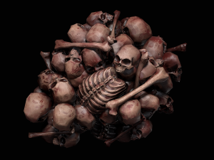 pile of bones Modelo 3D