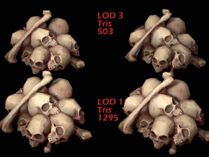 small pile of skulls 3D मॉडल
