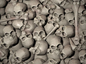 pile of skulls tile texture CG Textures