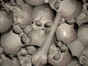 pile of skulls tile texture CG Textures