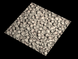pile of skulls tile texture CG 纹理