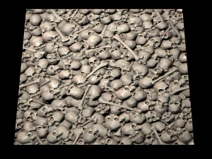 pile of skulls tile texture CG Textures