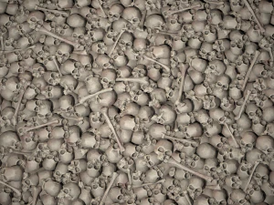 pile of skulls tile texture CG Textures